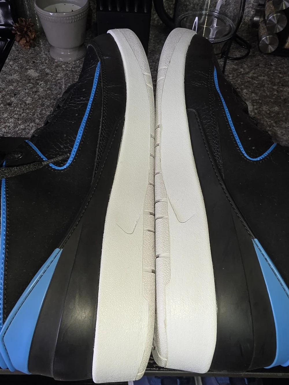 Jordan Air Jordan 2 Retro Radio Raheem Black and Blue Sneakers
